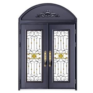 Pola glave od kovanog željeza od stakla