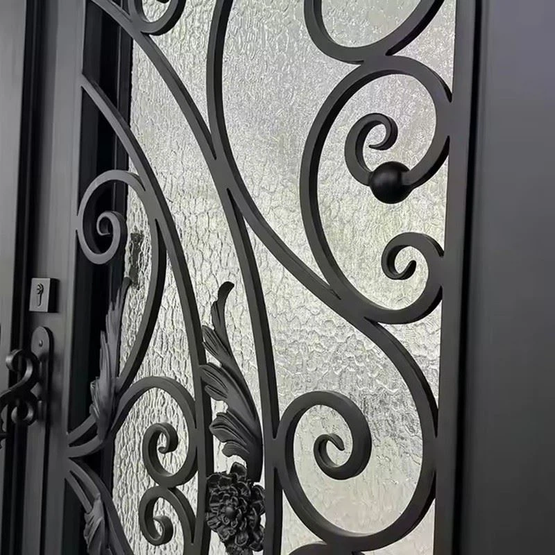 Wrought Double Iron Front Doors